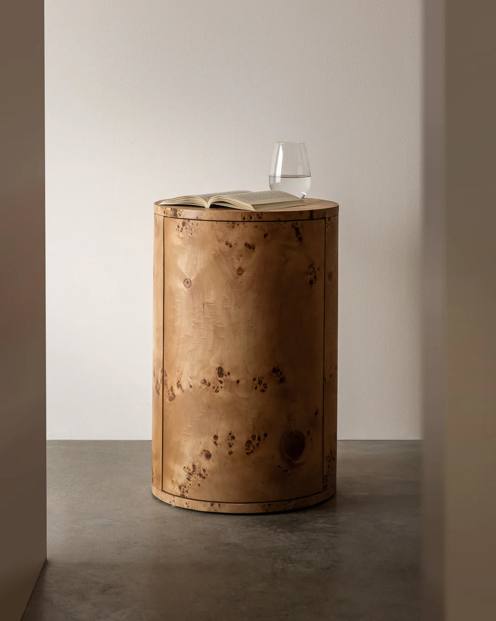 Vernier Round Side Table - Natural
